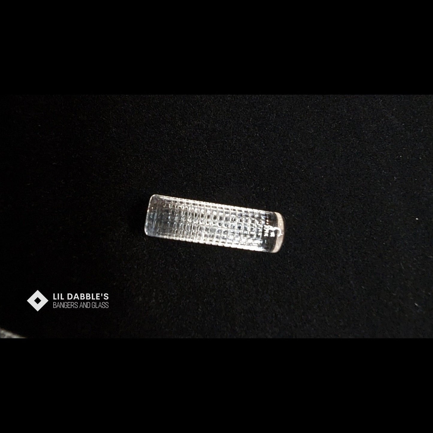 Solid Etched Quartz Pillar